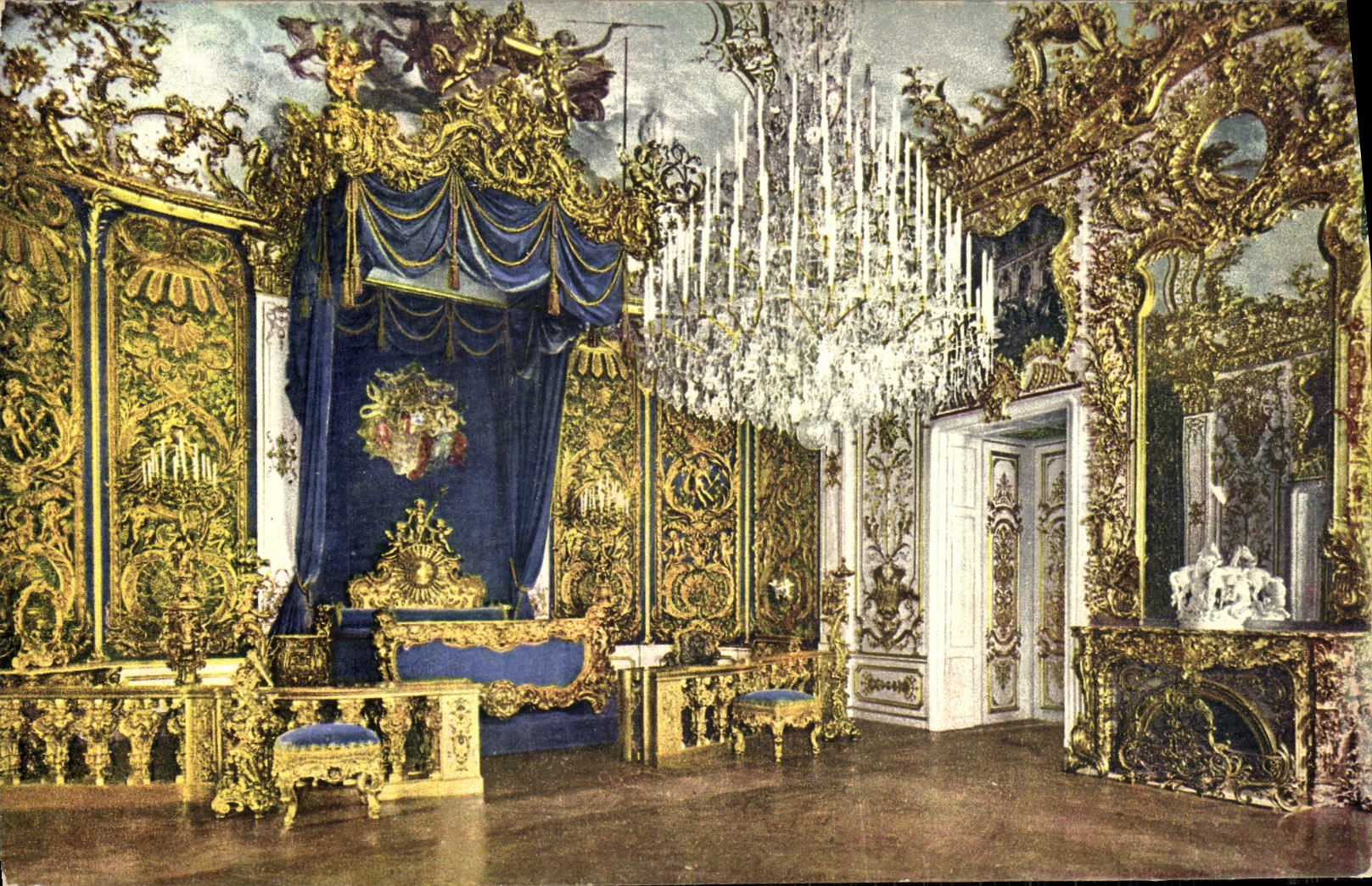 CPA Schiafzimmer Kgi Sehioss Linderhof