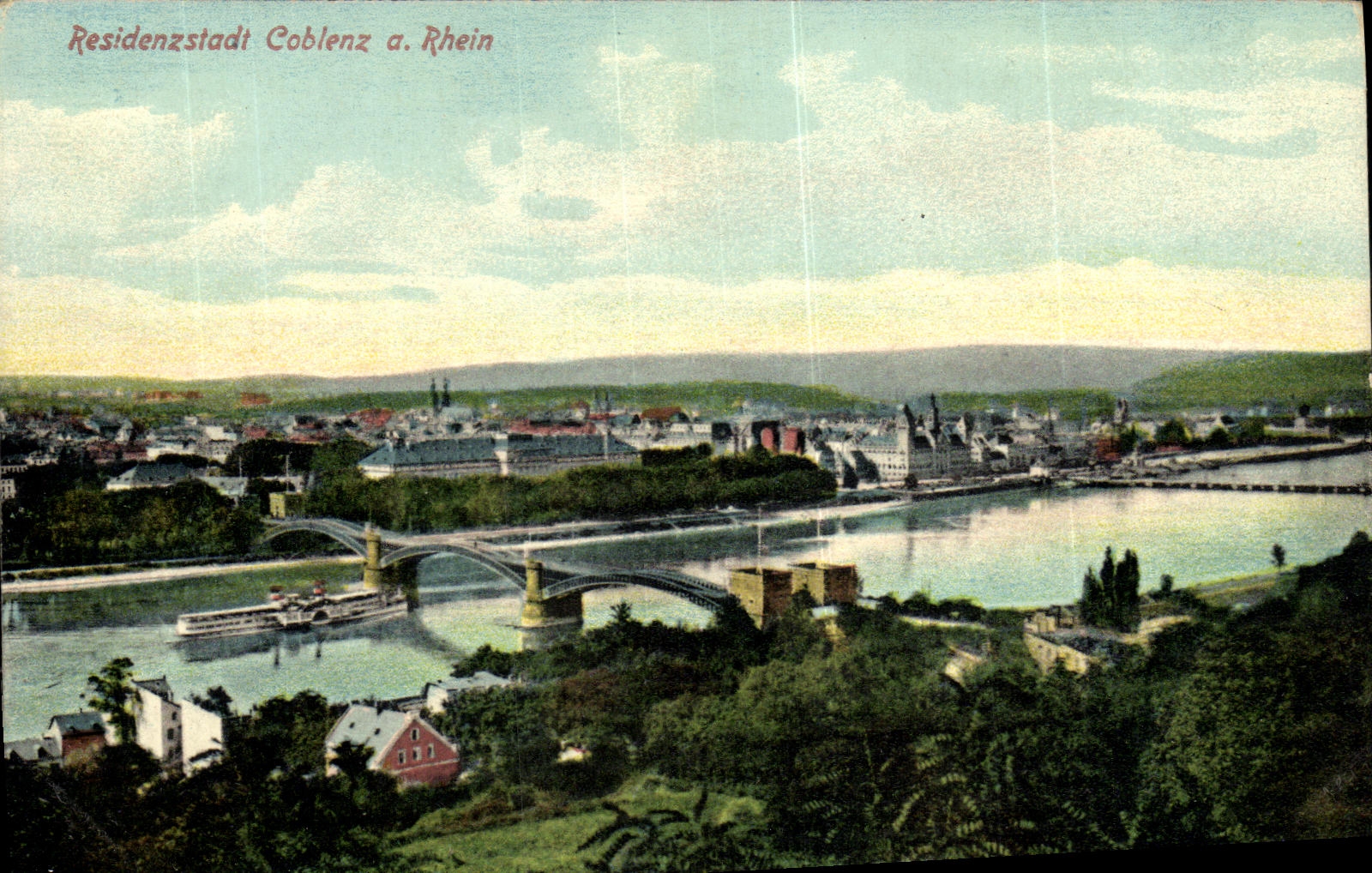 CPA Residenzstadt Coblenz Rhein