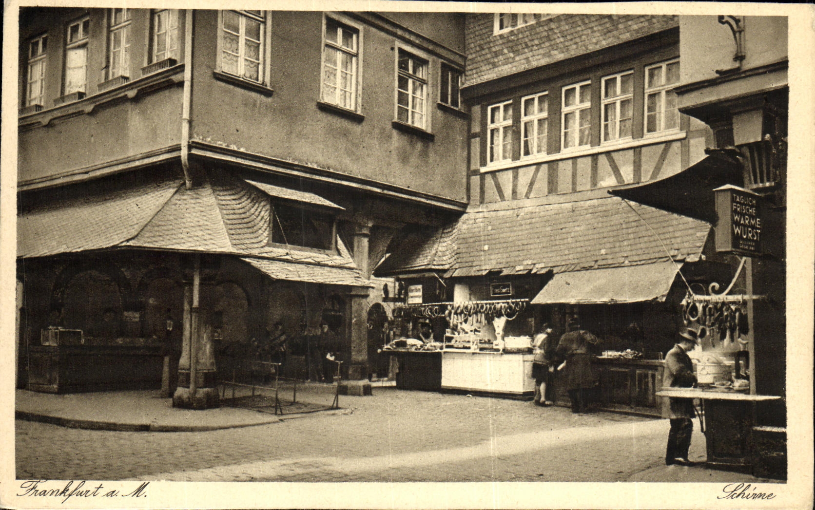 POSTAL Francfort Schirme de la VENDIMIA