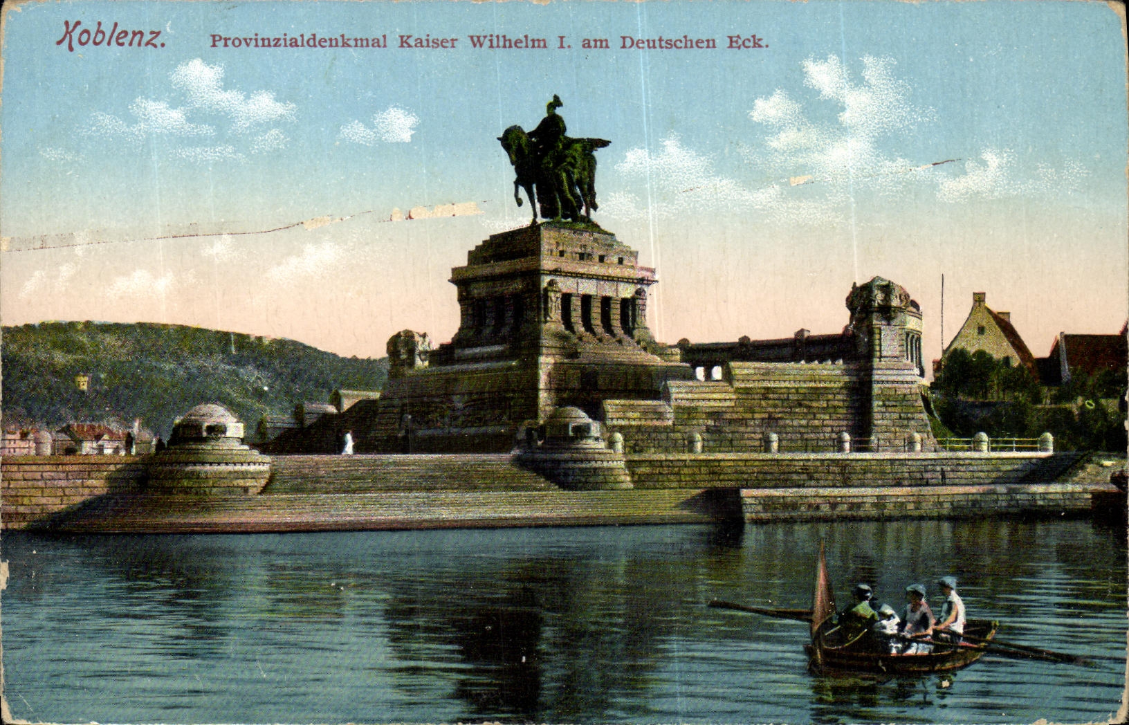 CPA Koblenz Provinzialdenkmal Kaiser