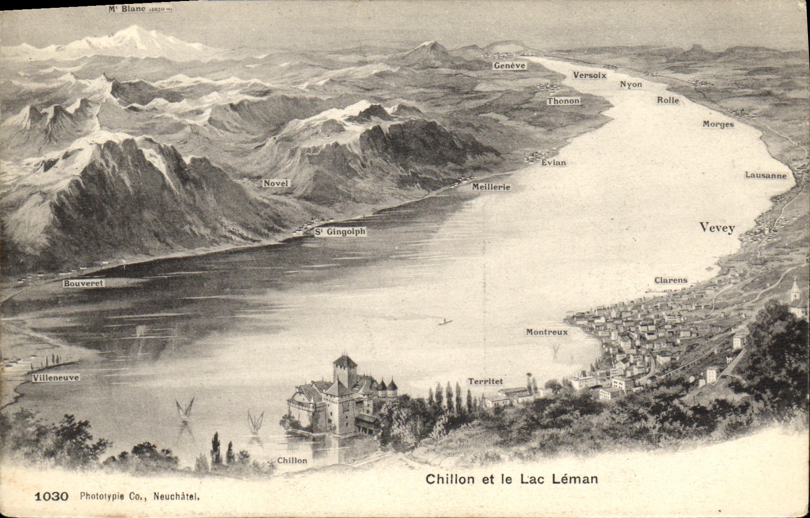 CPA Lac Leman Chillon 