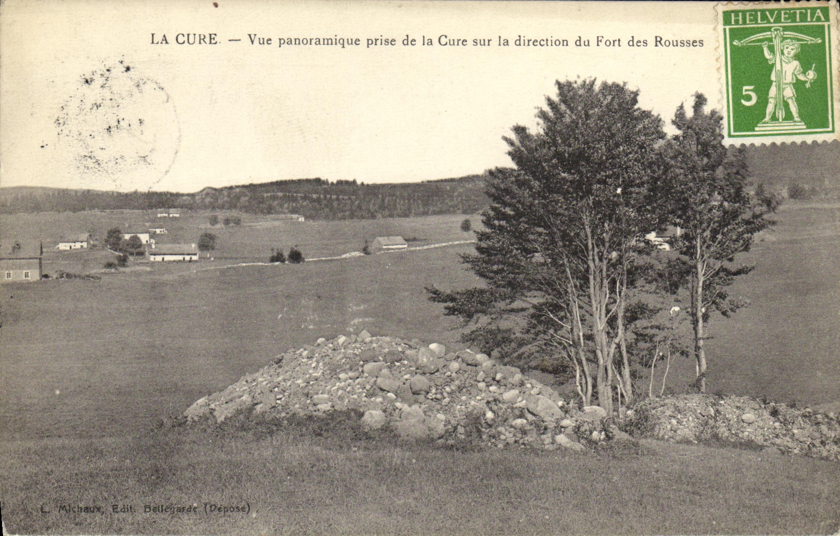 CPA La Cure Vue Panoramique Prise de la Cure sur la Direction du fort des Rousses