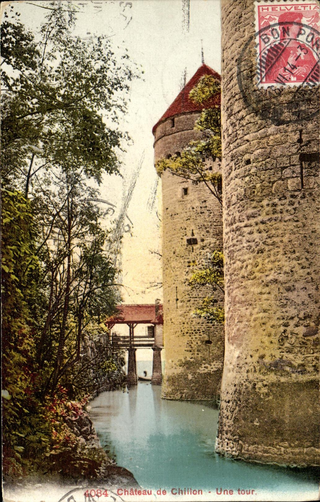 CPA Chateau de Chillon Une Tour