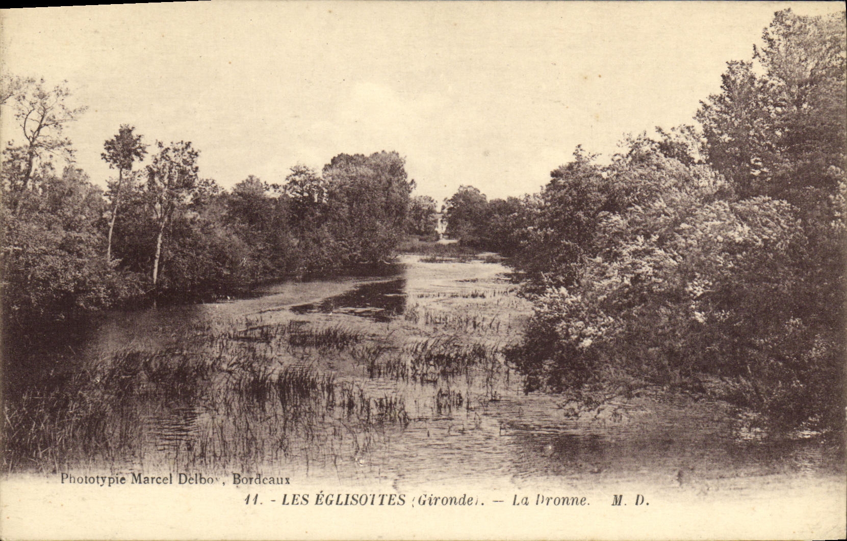 VINTAGE POSTCARD Eglisottes Preaches It