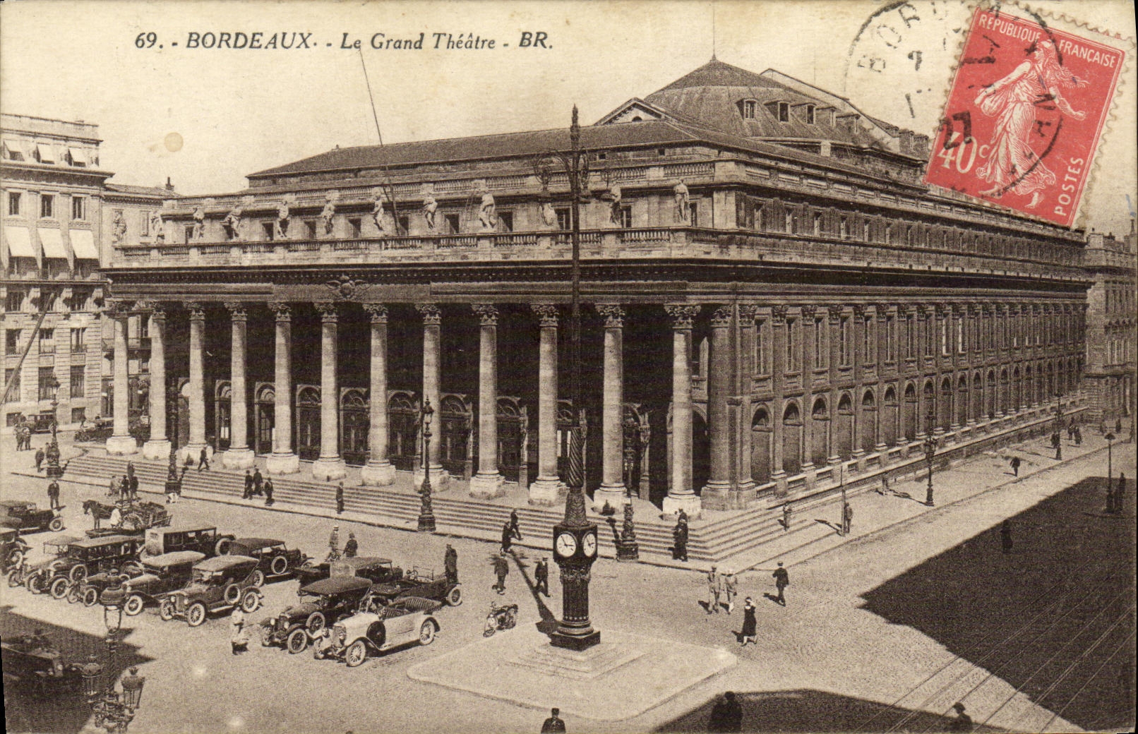 CPA Bordeaux La Grand Theatre