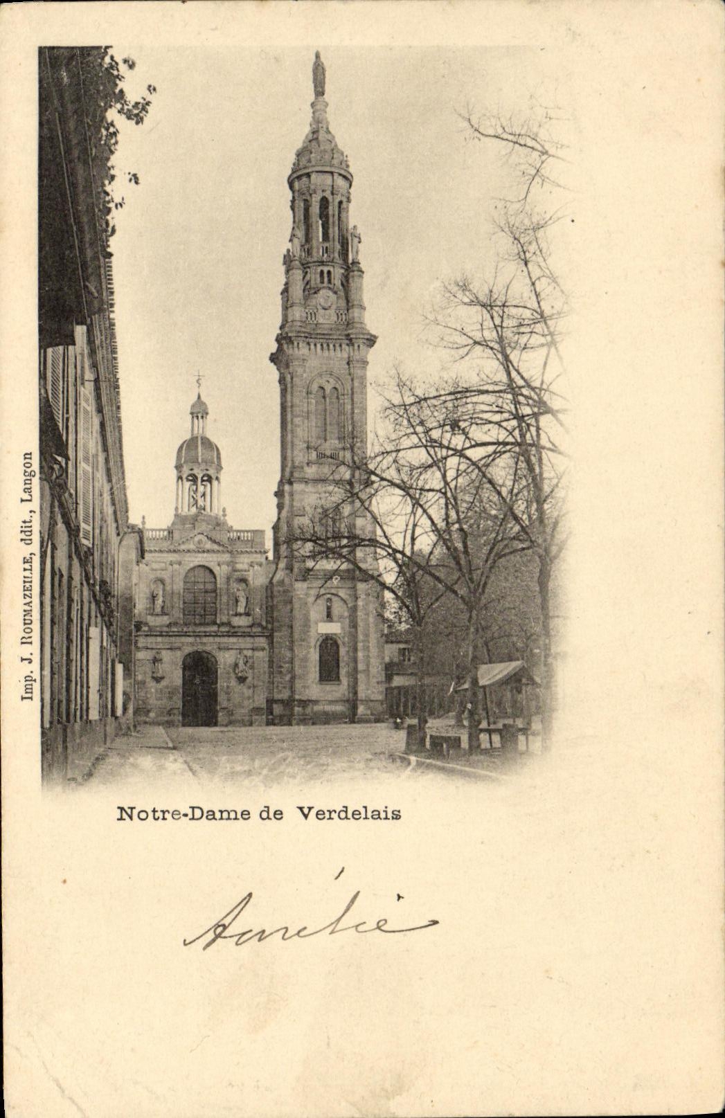 CPA Bordeaux Notre Dame De Verdelais