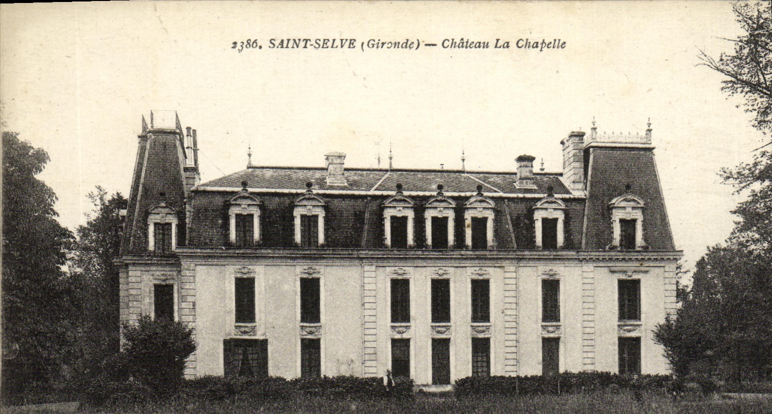 VINTAGE POSTCARD Holy Selve Castle La Chapelle