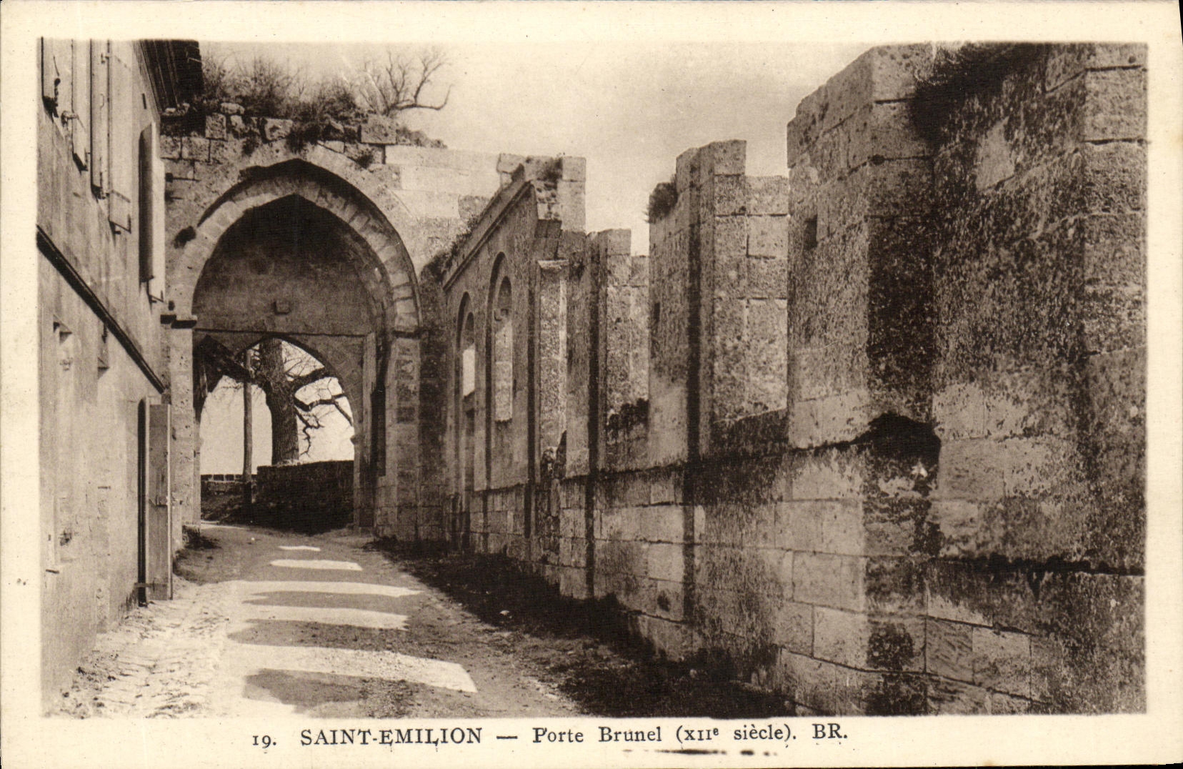 CPA Saint Emillion Porte Brunel 