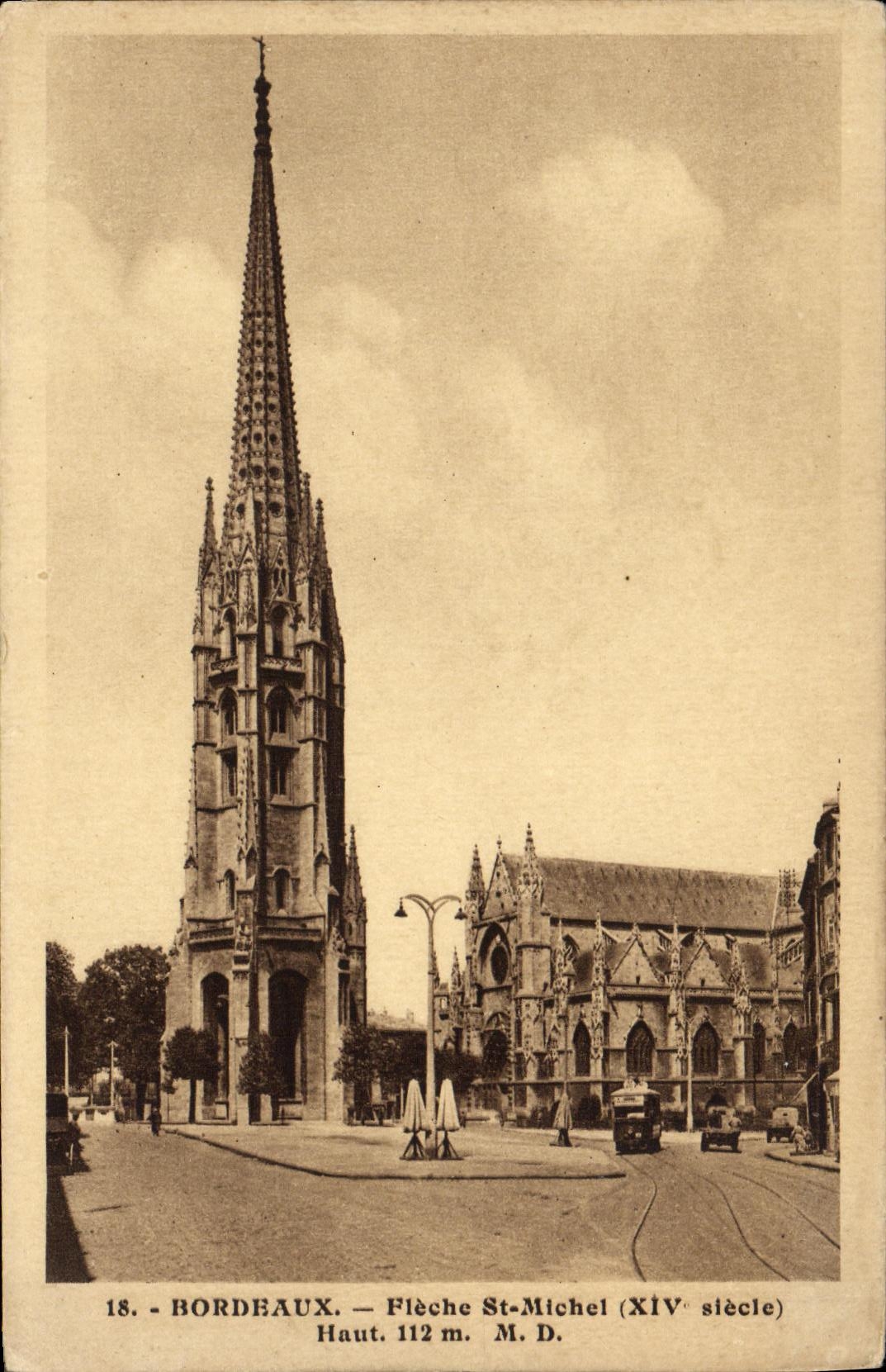 CPA Bordeaux Fleche St Michel