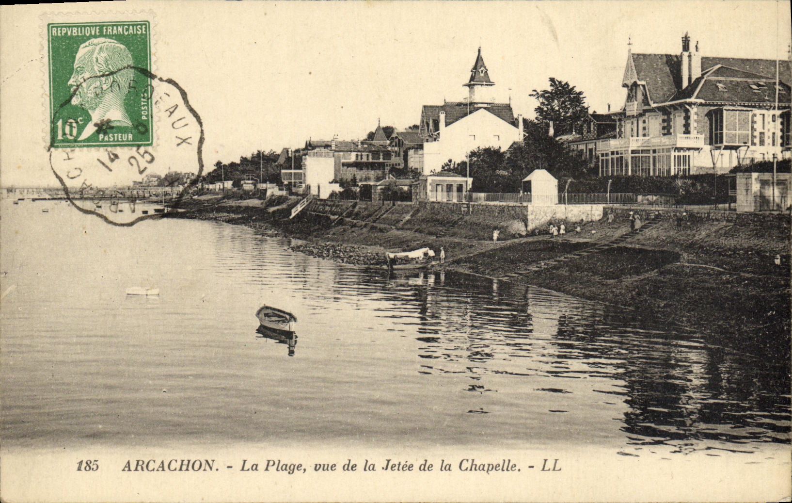 CPA Arcachon La Plage Vue de la Jetee de la Chapelle