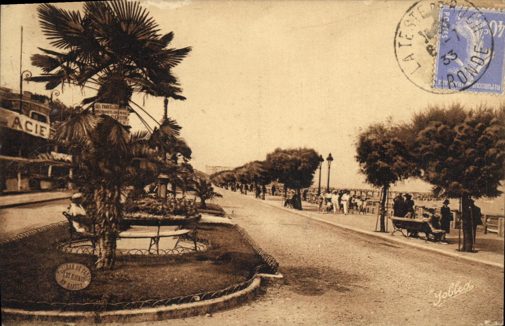 CPA Arcachon Boulevard Promenade La jetee