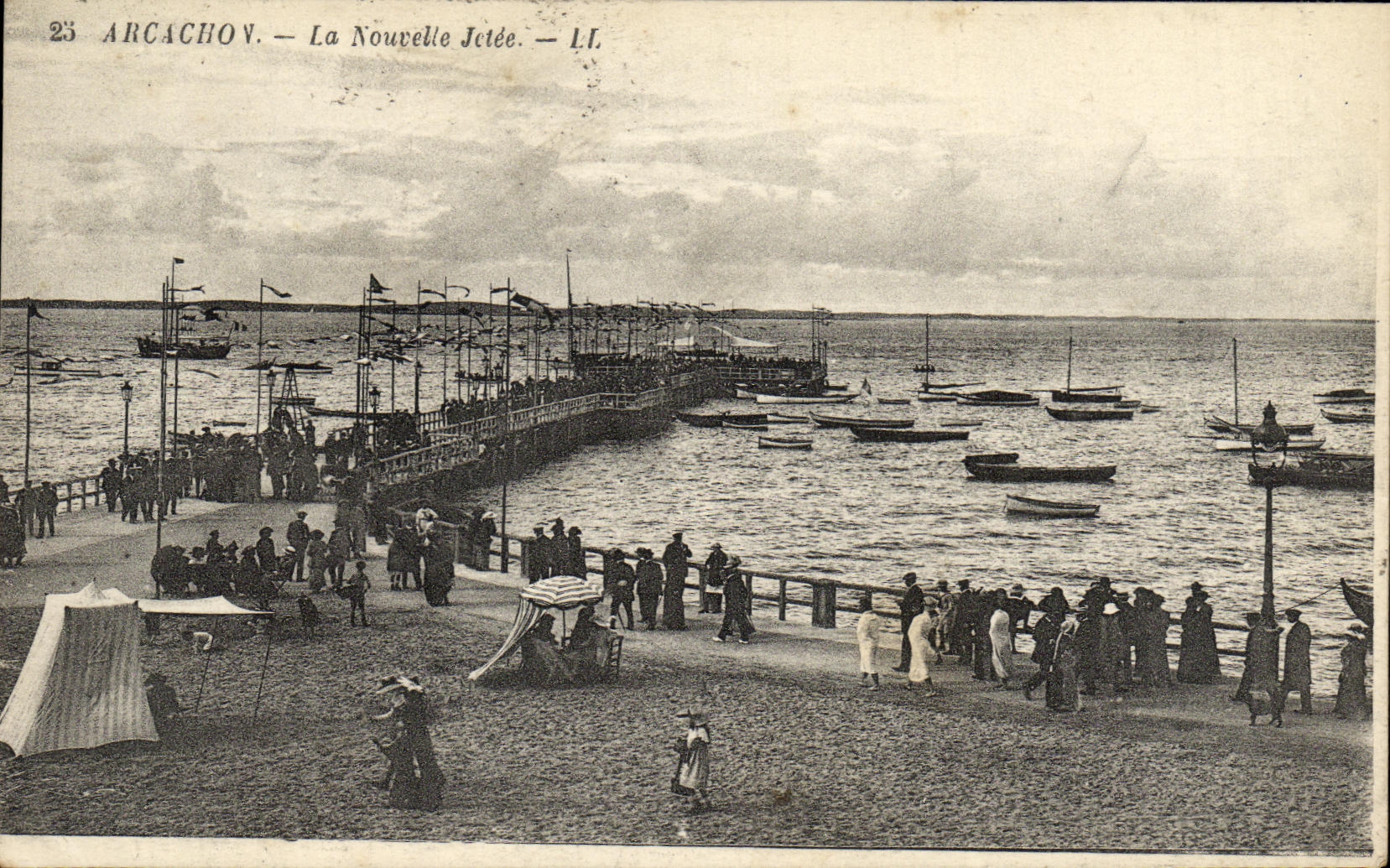 CPA Bassin Arcachon La Nouvelle Jetee