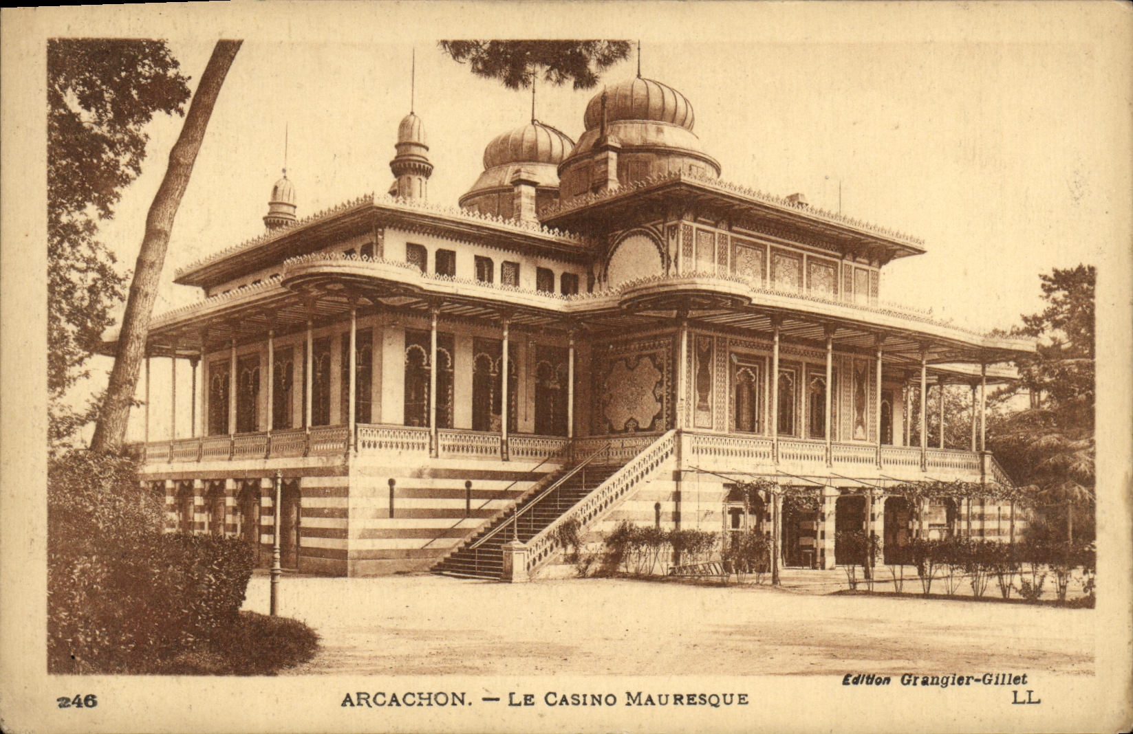 CPA Bassin Arcachon Le Casino Mauresque