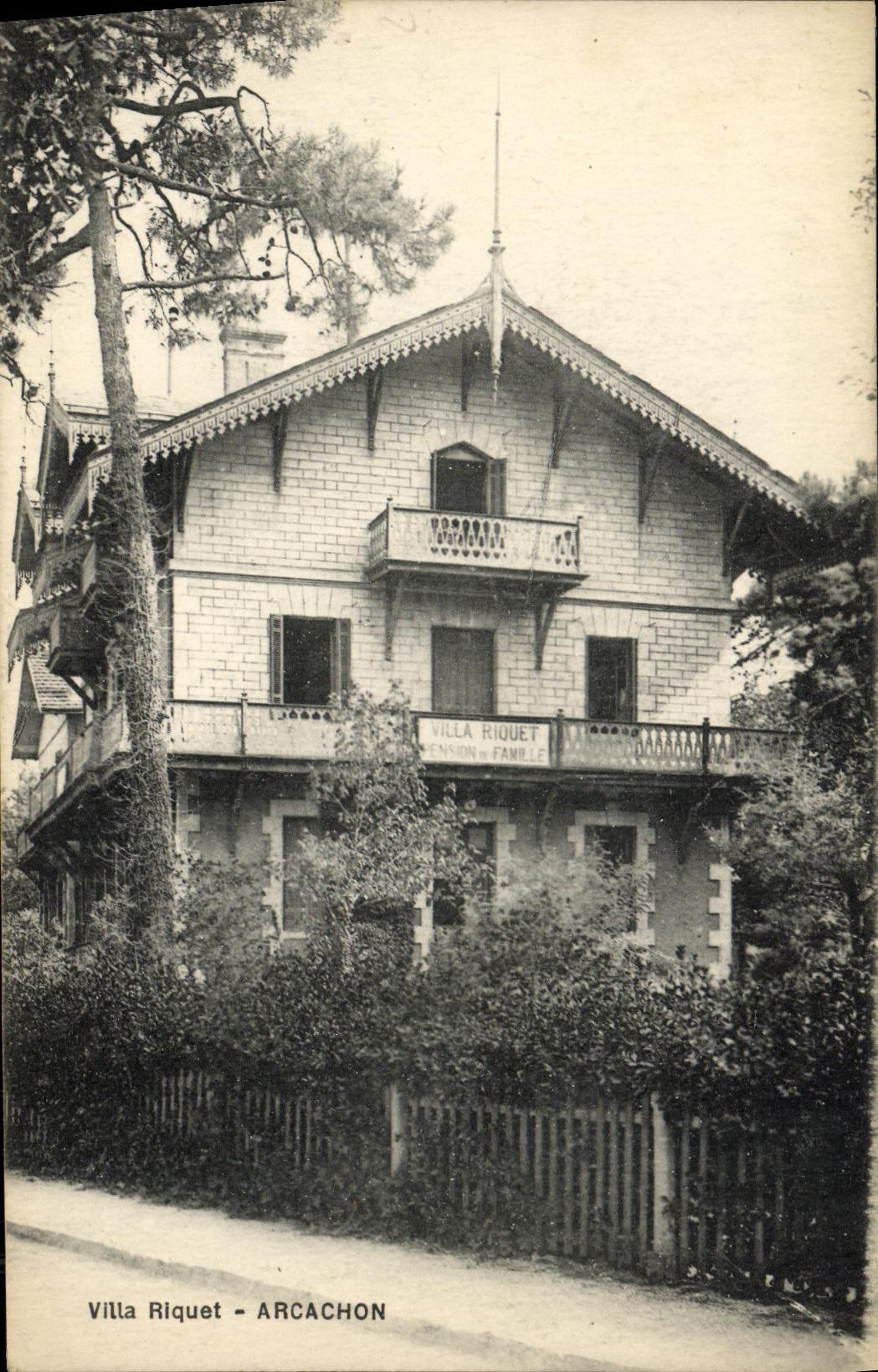 CPA Bassin Arcachon Villa Riquet 