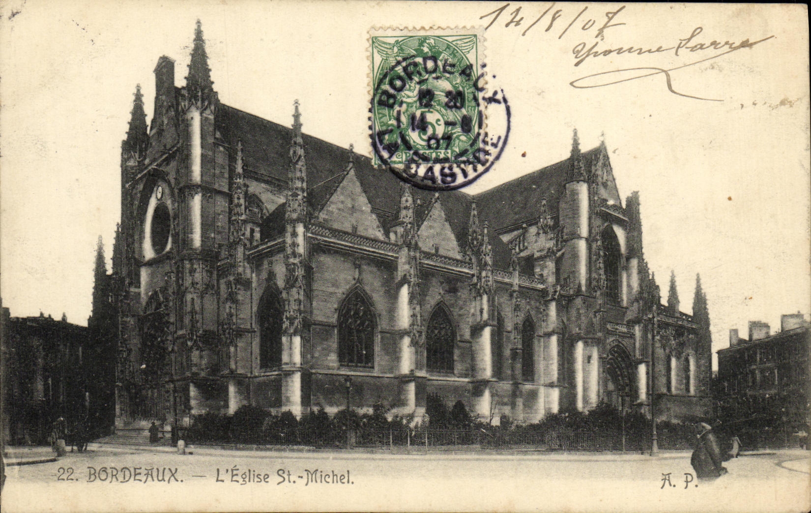 CPA Bordeaux L Eglise St Michel