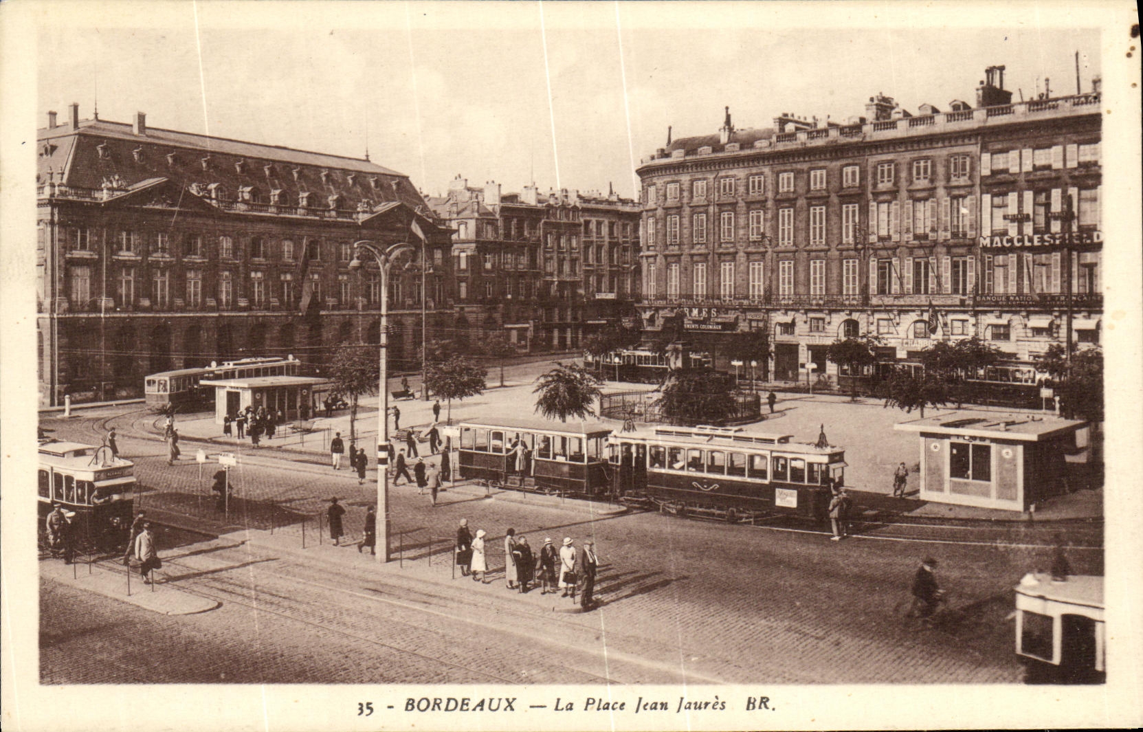 CPA Bordeaux Le Place Jean Jaures 