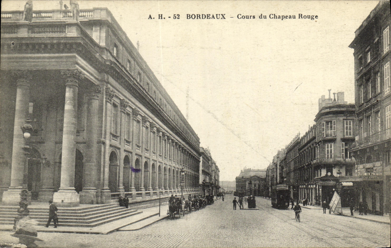 CPA Bordeaux Cours du Chapeau Rouge