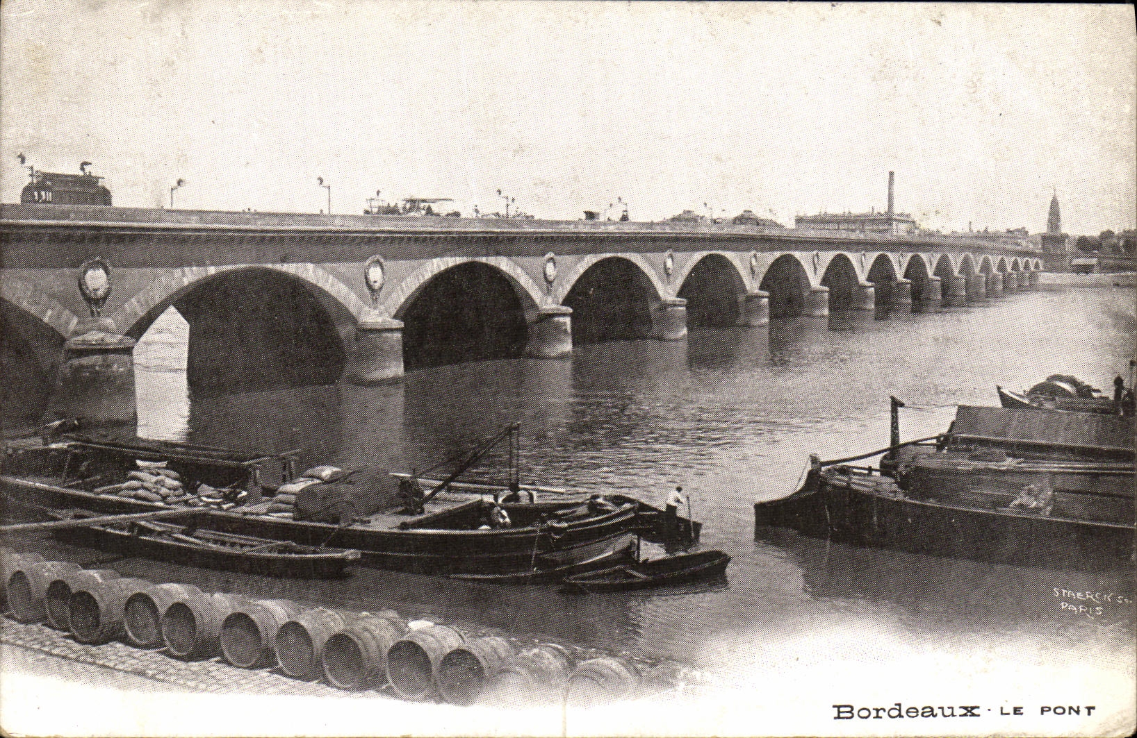 CPA Bordeaux Le Point Bateaux