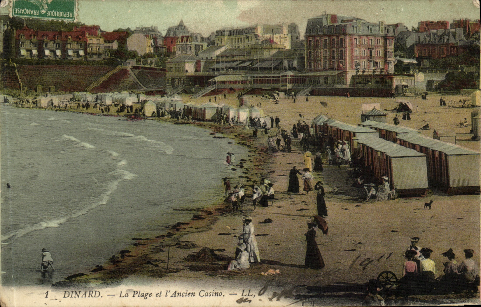 CPA Dinard La Plage et l Ancien Casino