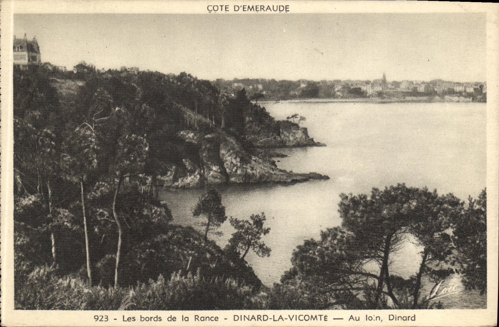 CPA Les bords de la Rance Dinard la Vicomte