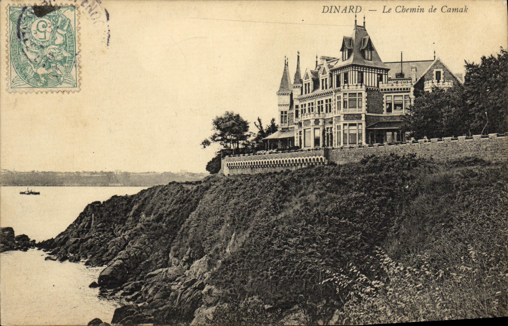 CPA Dinard Le Chemin de Camak