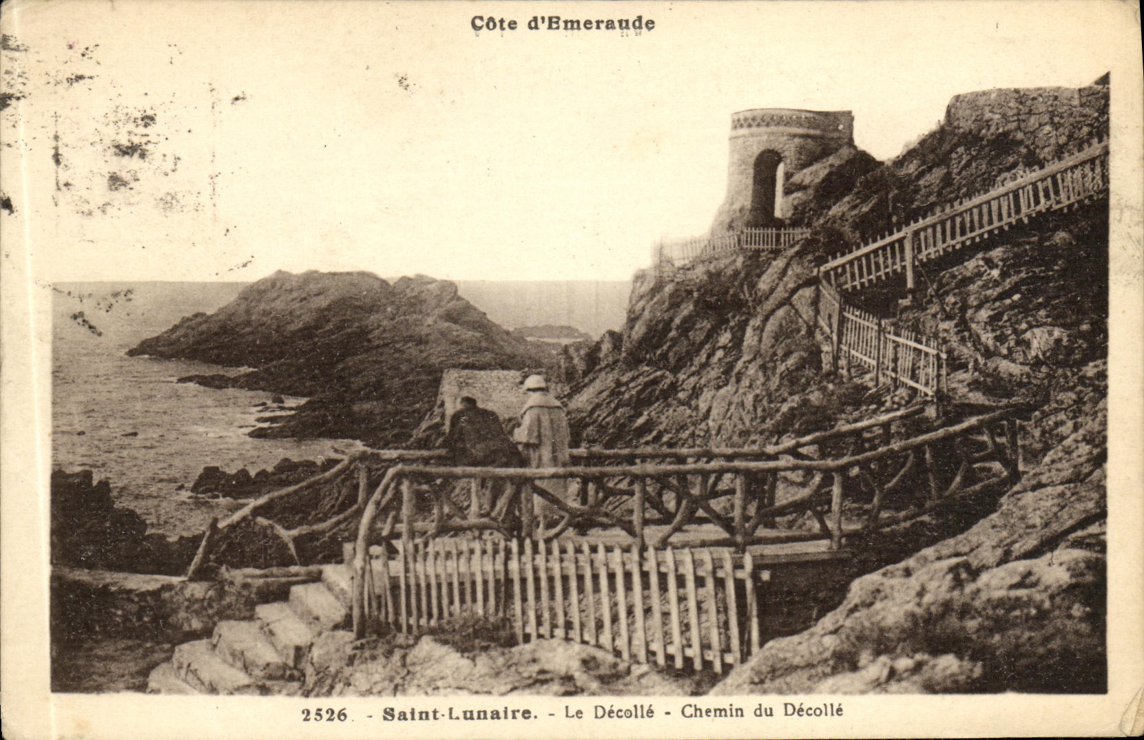 VINTAGE POSTCARD Lunar Saint Separates It Way of Takes off