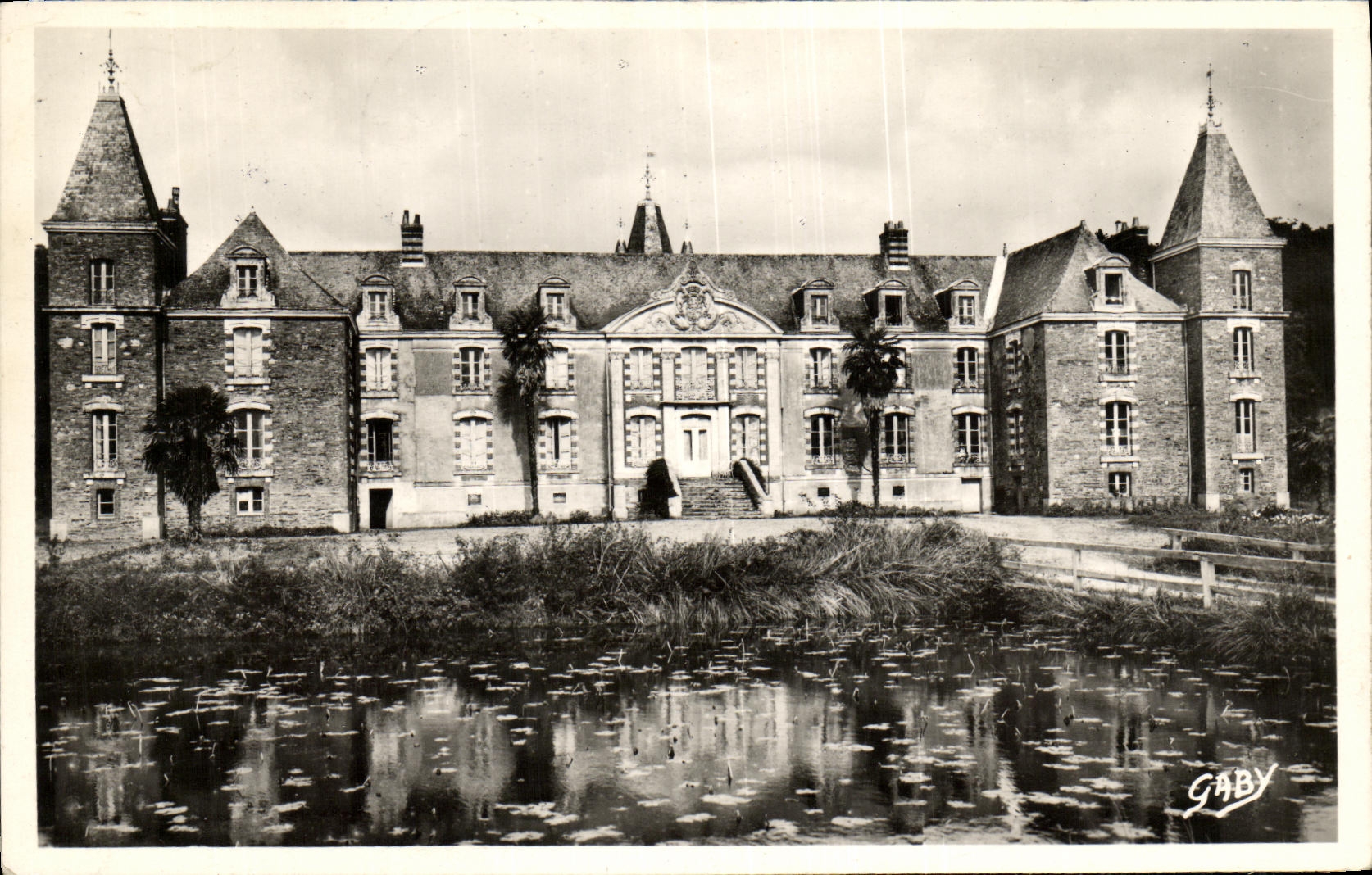 POSTAL MODERNA Renac el castillo de $ La Haya y la parte D riega