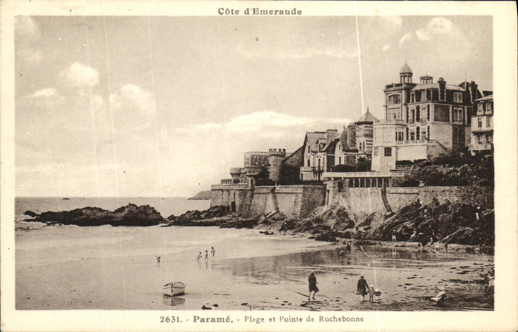 CPA Parame Plage et Pointe de Rochebonne