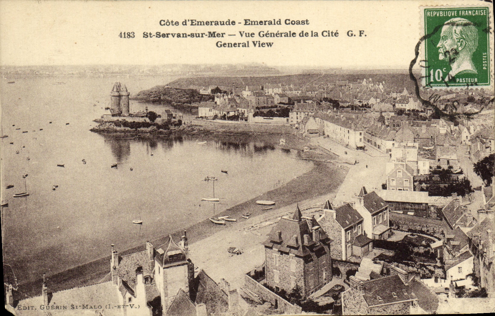 CPA Saint Servan Vue generale de la cite