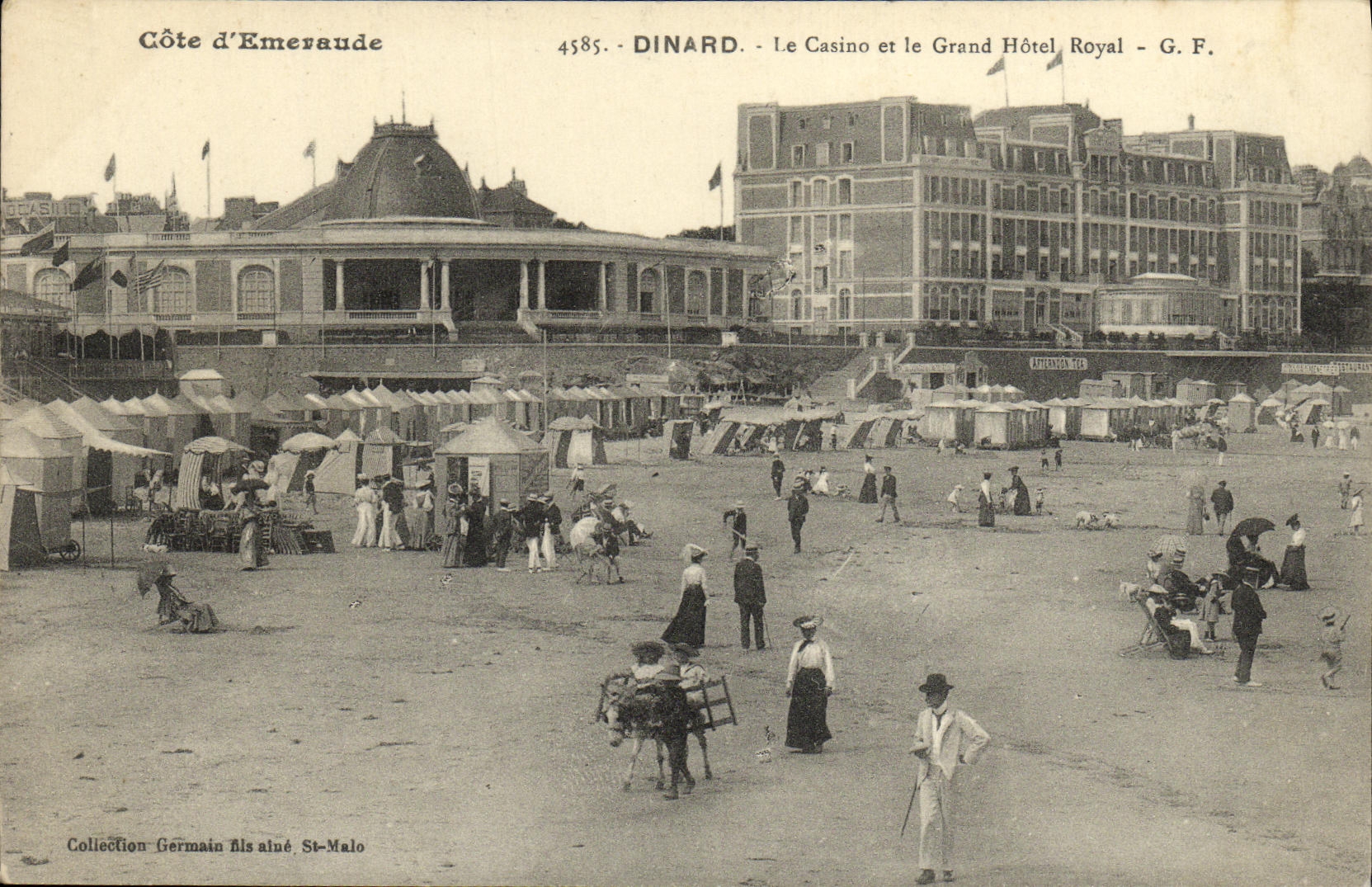 CPA Dinard le casino et la grand hotel royal
