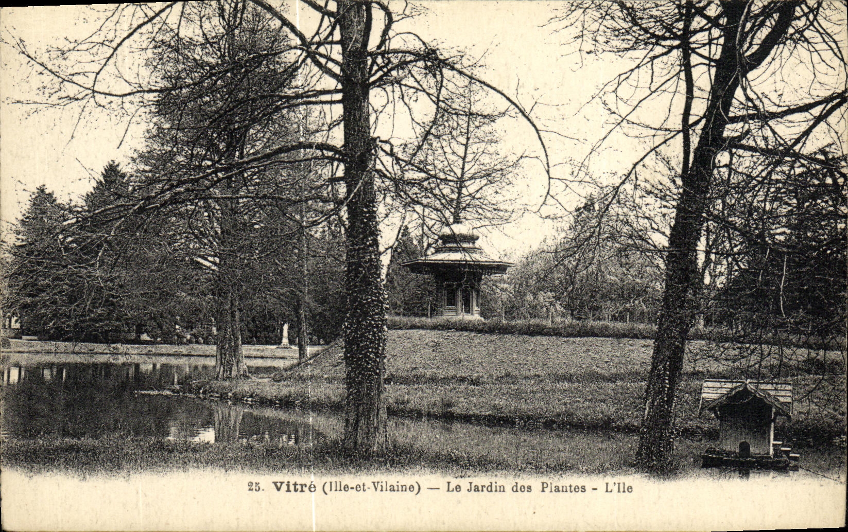 CPA Vitre Le Jardin des Plantes L ile