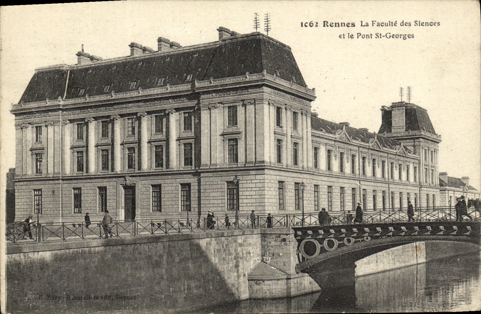CPA Rennes La Faculte des Siences et le Pont St Georges
