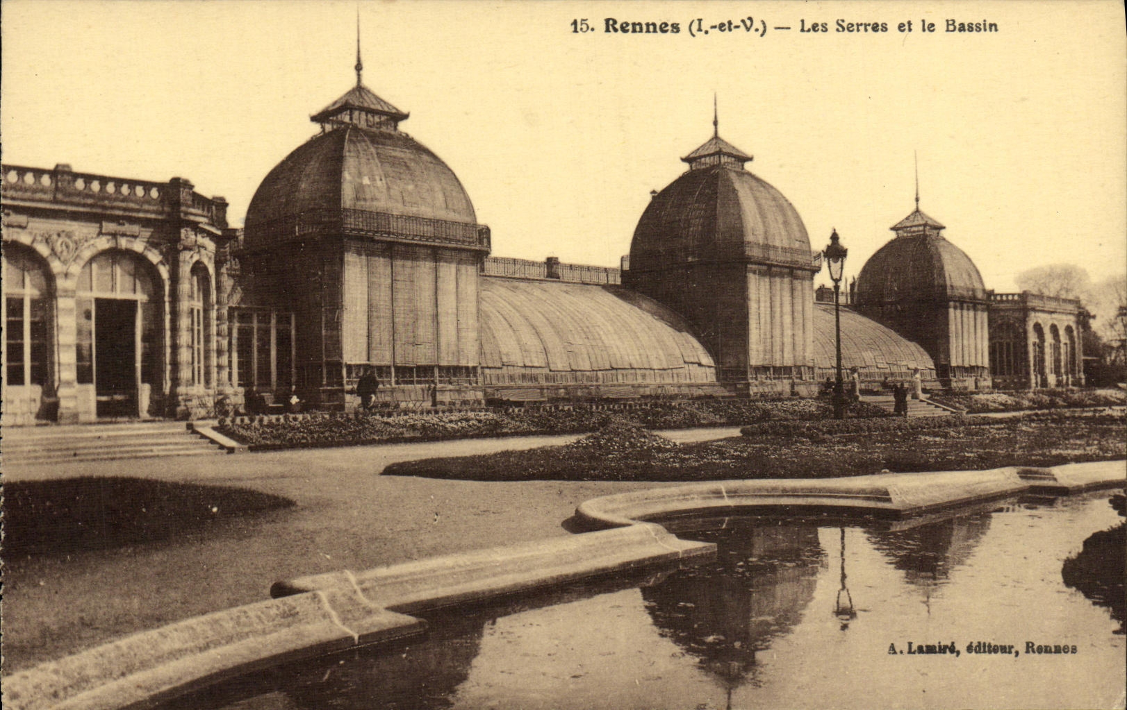 CPA Rennes Les Serres et le Bassin