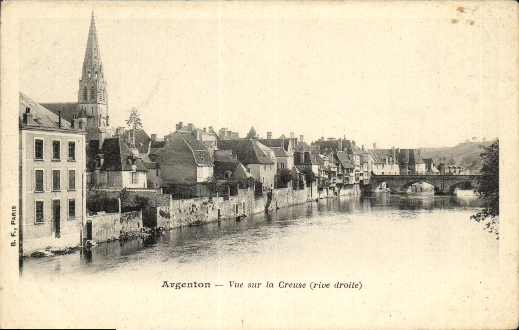 CPA Argenton Vue sur la Creuse