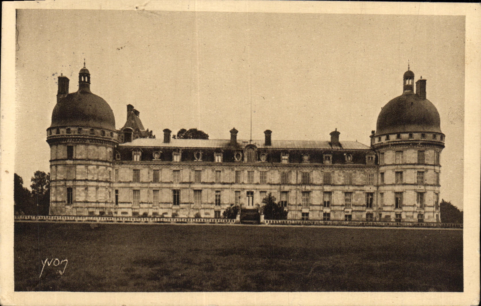 CPA Chateau de Valencay Facade Ouest