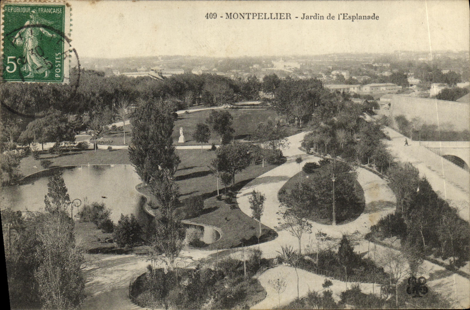 CPA Montpellier Jardin de l Esplanade