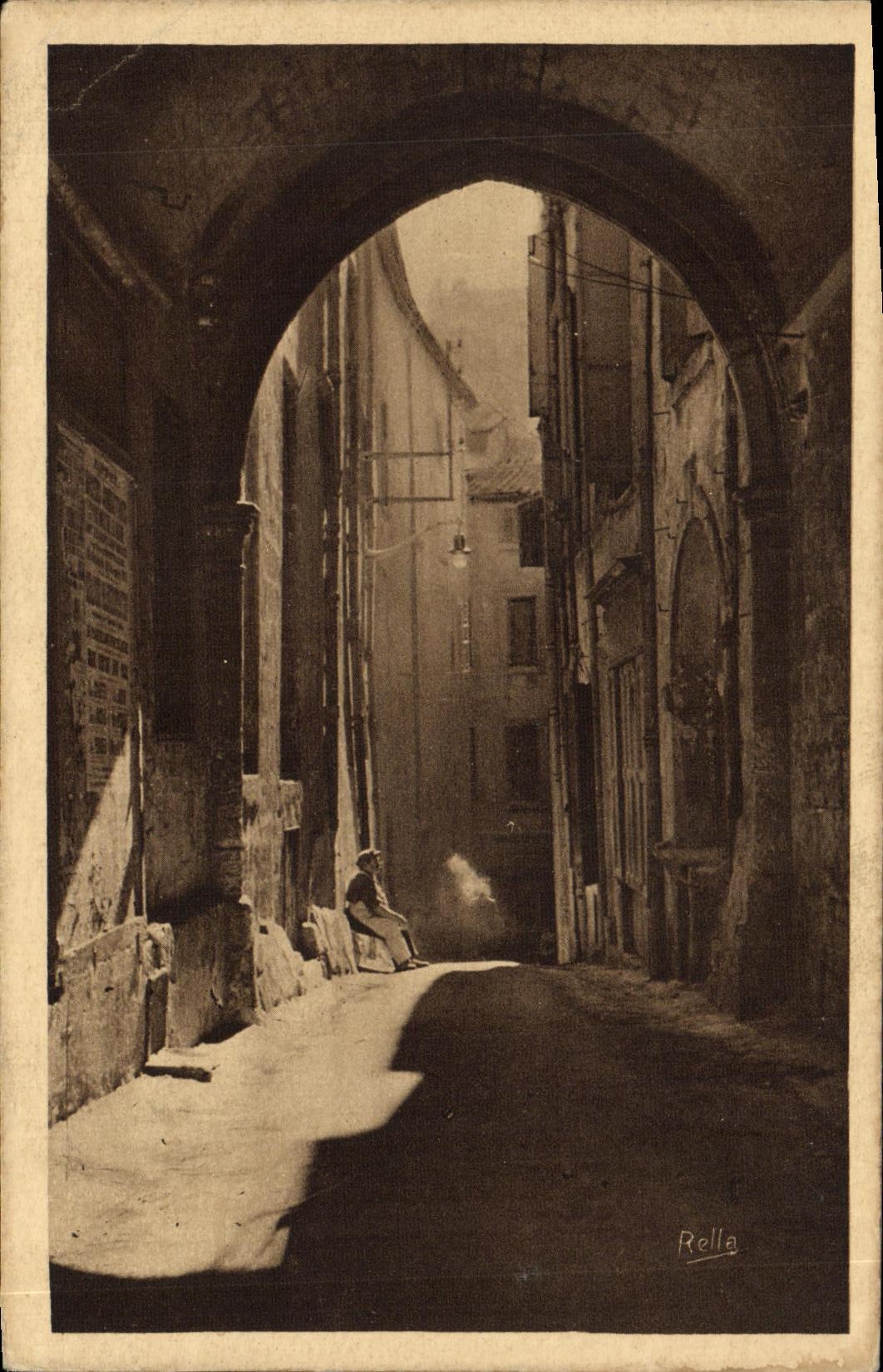 CPA Montpellier La rue des Paniers