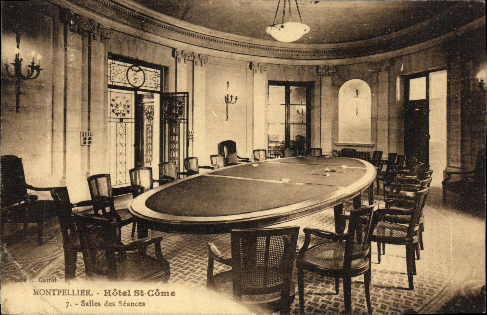 CPA Montpellier Hotel St Come Salles des Seances