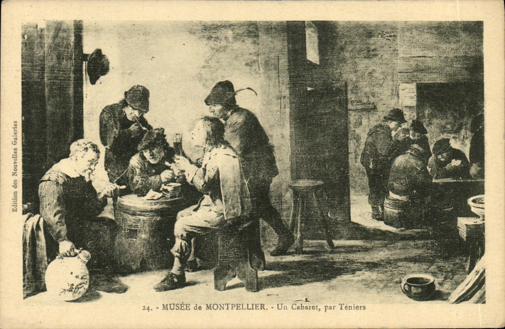 CPA Musee de Montpellier Un Cabaret par Teniers 