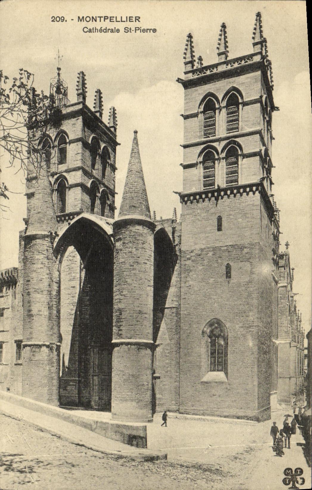 CPA Montpellier Cathedrale St Pierre