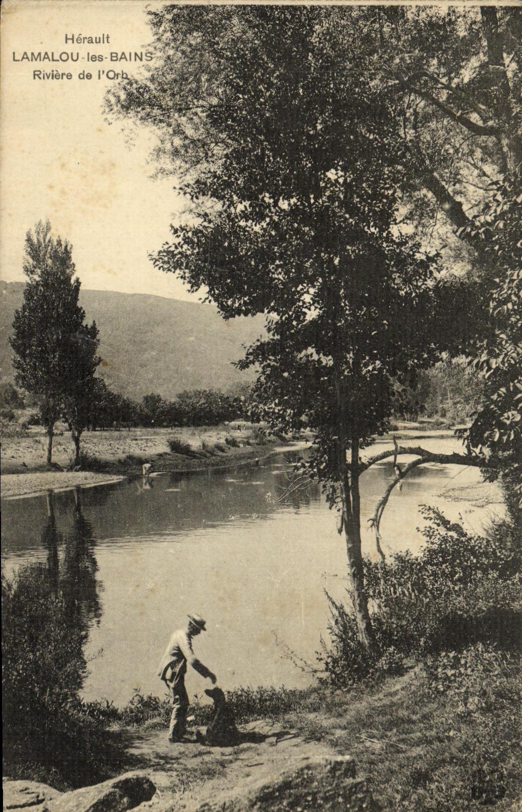 CPA Lamalou les Bains Riviere de l Orb