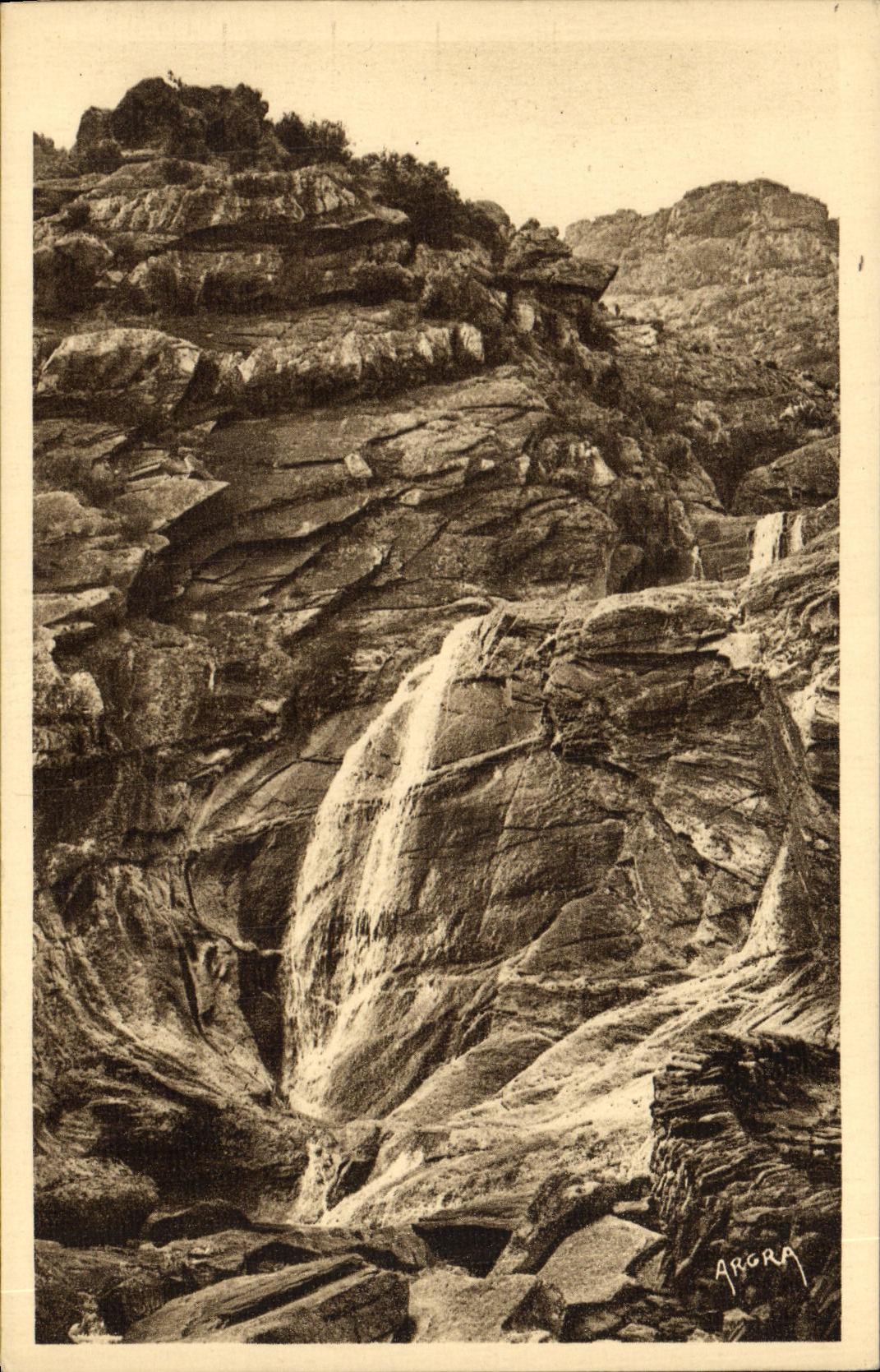 CPA Lamalou les Bains La Cascade