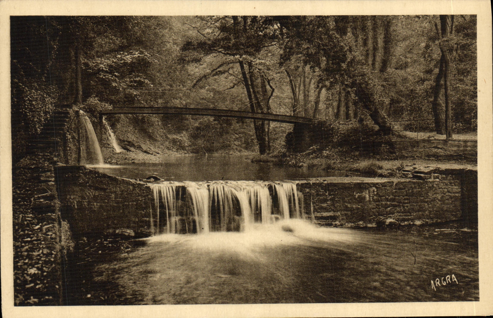 CPA Lamalou les Bains La Cascade au Petit Vichy