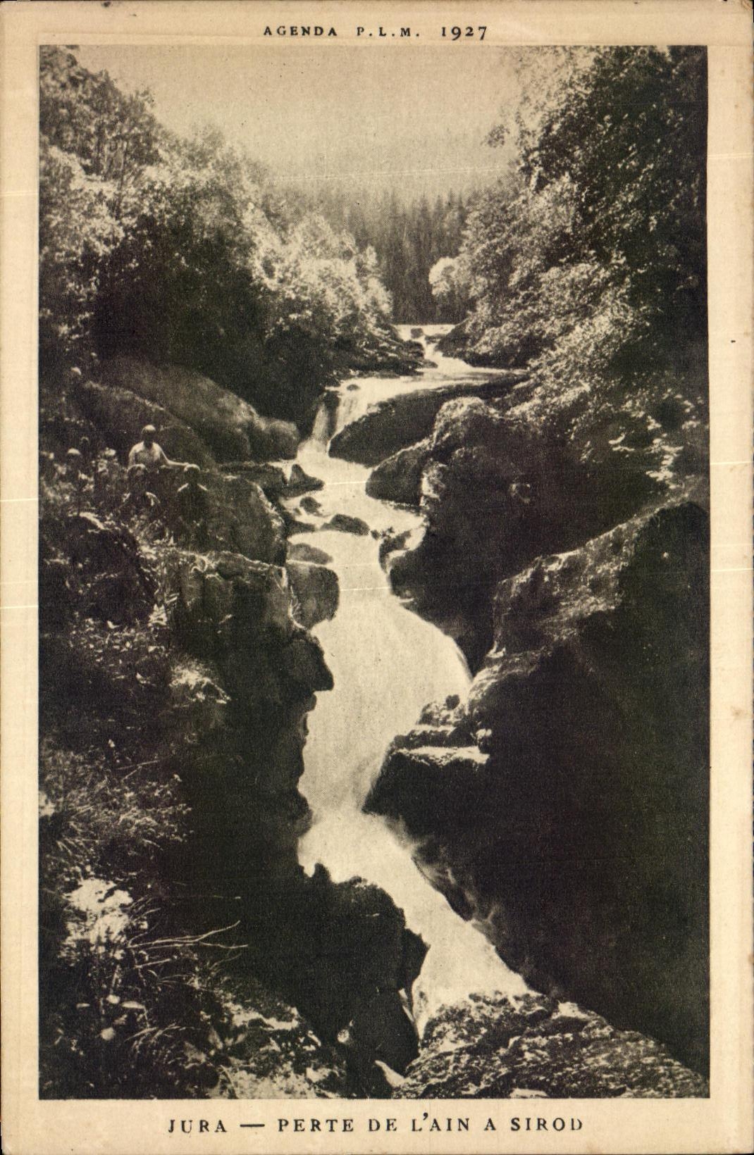 VINTAGE POSTCARD the Jura Perte of L Ain has Sirod