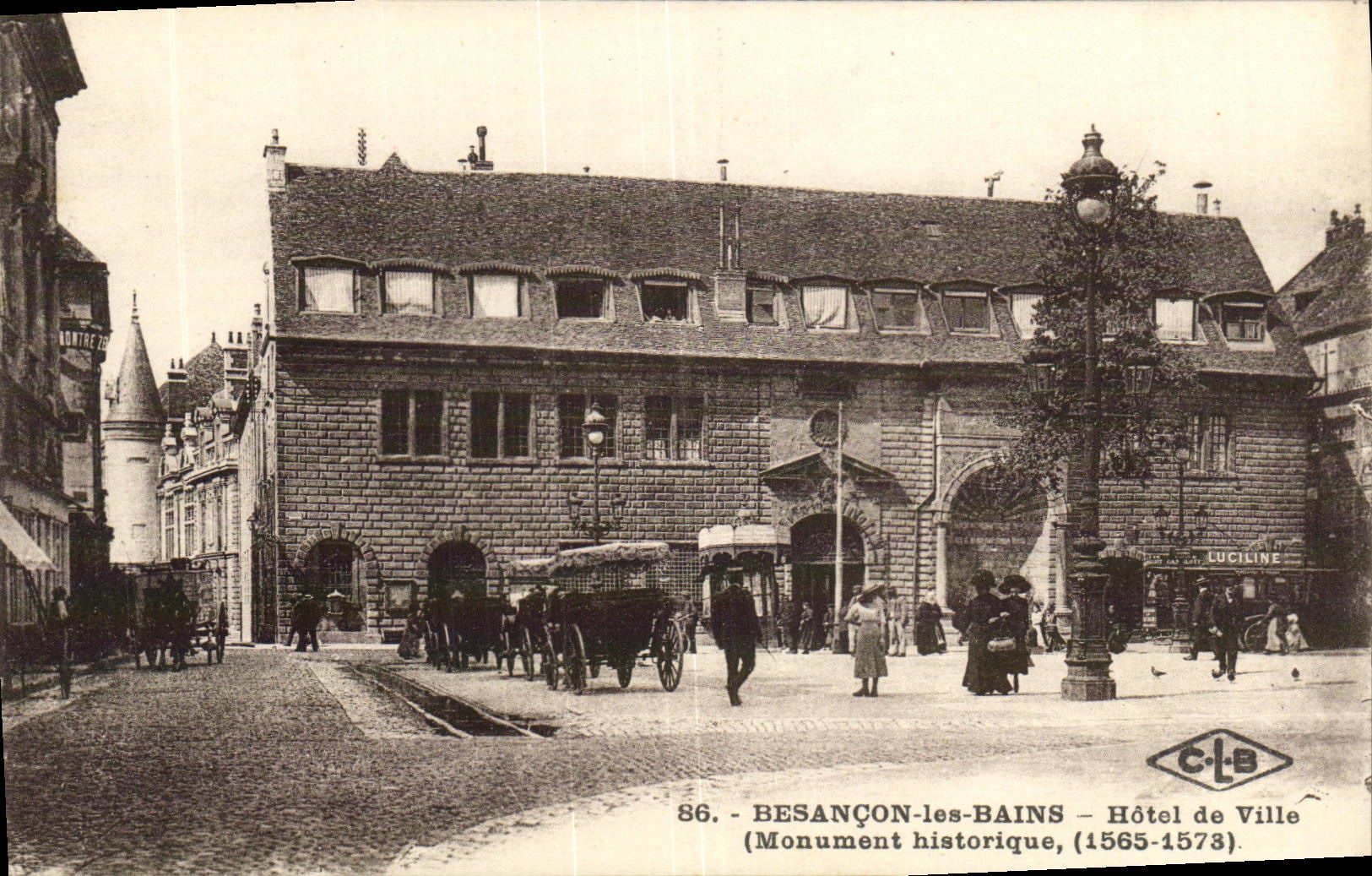 CPA Besancon les Bains Hotel de Ville 