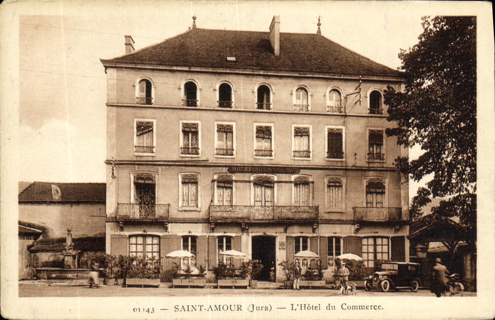 VINTAGE POSTCARD Holy Love L Hotel Commercial