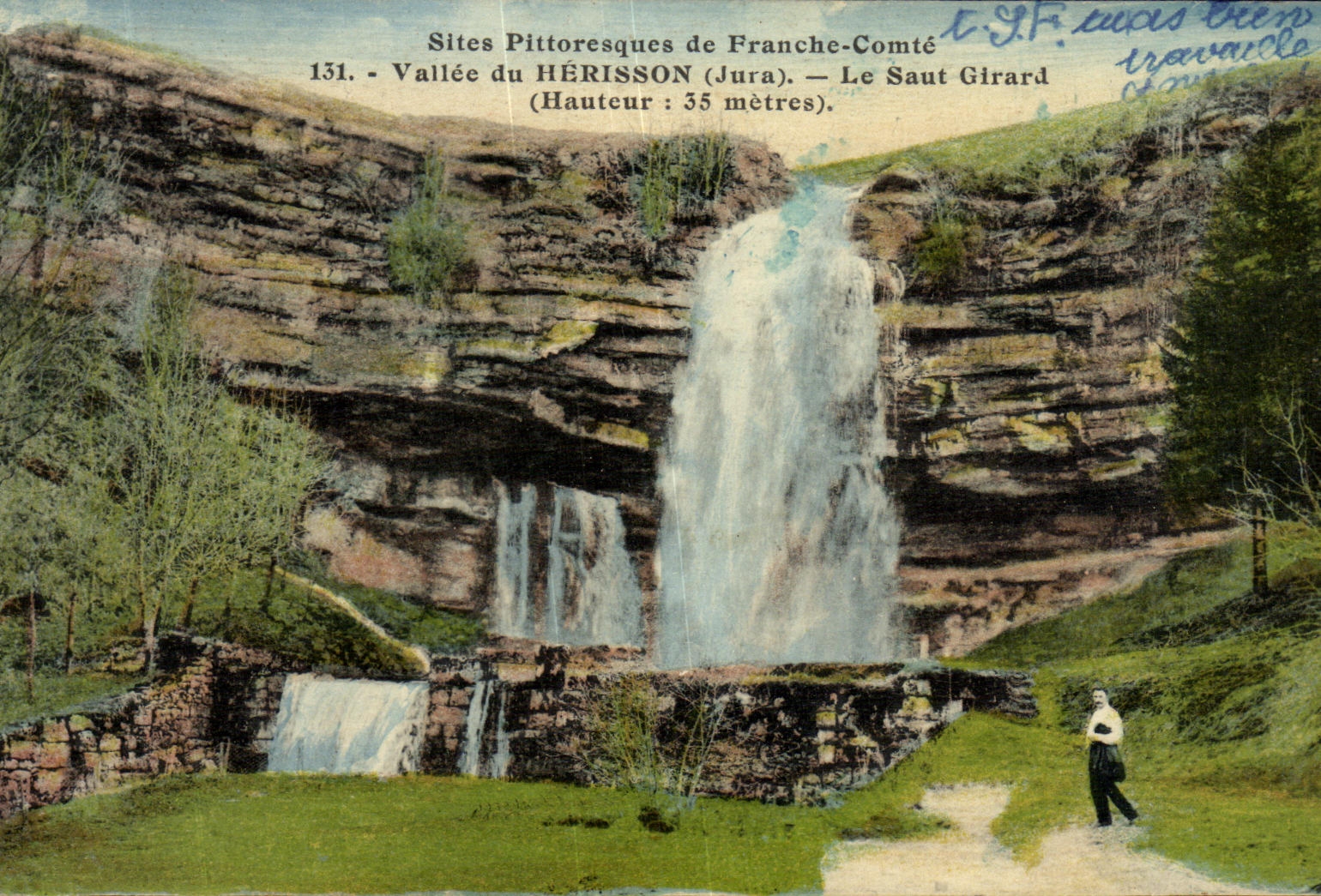 VINTAGE POSTCARD Valley of the Hedgehog the Girard Jump