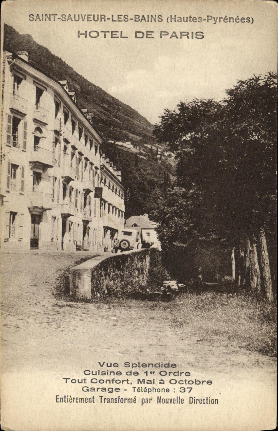 VINTAGE POSTCARD Holy Saver the Outlaws Hotel Of Paris