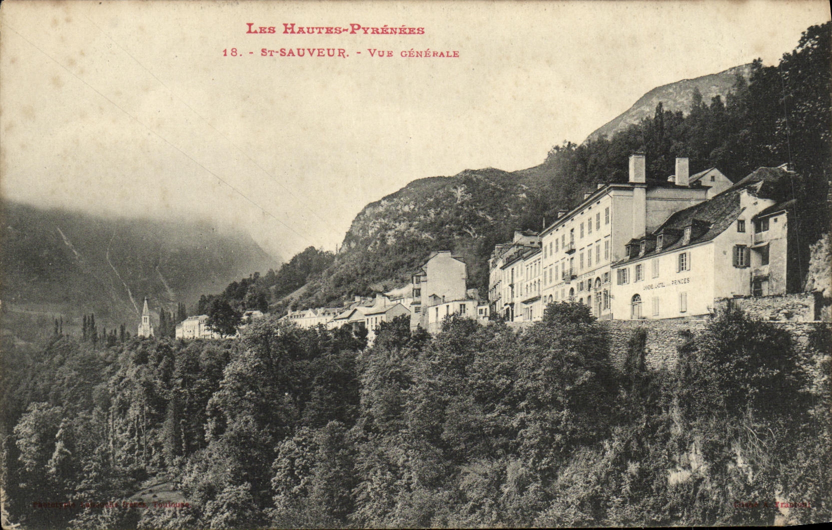 CPA St Sauveur Vue Generale