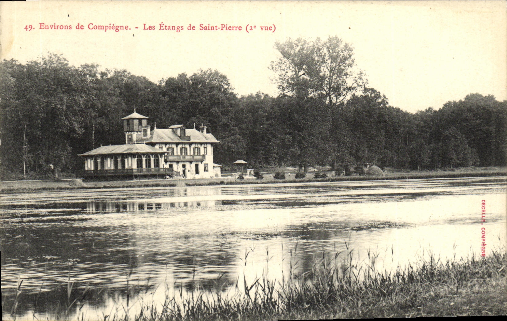 CPA Environs de Compiegne Les Etangs de Saint Pierre